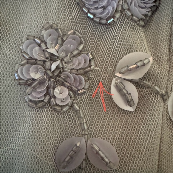 Amelia Rose Sequined/Beaded Maxi Dress (Women’s 10) - Picture 9 of 9